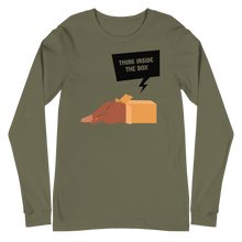 Load image into Gallery viewer, Think inside the box Long Sleeve Tee