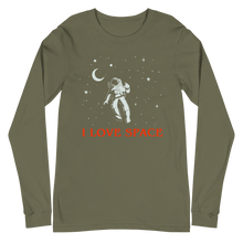 Load image into Gallery viewer, I love Space  Long Sleeve Tee