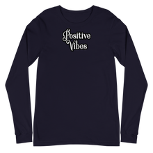 Load image into Gallery viewer, Positive Vibes  Long Sleeve Tee