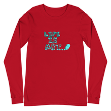 Load image into Gallery viewer, Life is Art Long Sleeve Tee