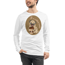 Load image into Gallery viewer, Coffee time Long Sleeve Tee