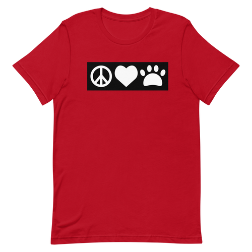 Peace, Love, Pugs T-Shirt
