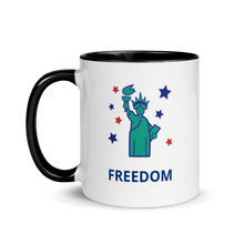 Load image into Gallery viewer, Freedom Mug with Color Inside