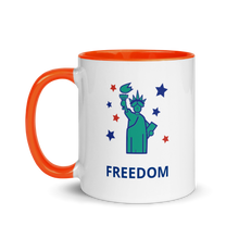 Load image into Gallery viewer, Freedom Mug with Color Inside