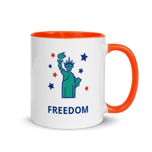 Load image into Gallery viewer, Freedom Mug with Color Inside