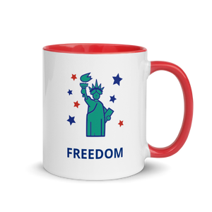 Freedom Mug with Color Inside