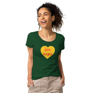 Love Wins Women’s basic organic t-shirt