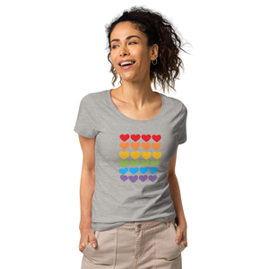 Hearts Women’s basic organic t-shirt