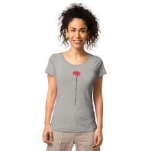 Load image into Gallery viewer, Flower Women’s basic organic t-shirt