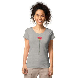 Flower Women’s basic organic t-shirt
