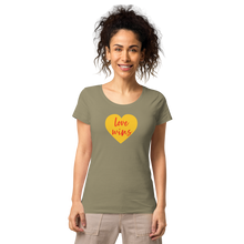 Load image into Gallery viewer, Love Wins Women’s basic organic t-shirt