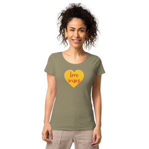 Love Wins Women’s basic organic t-shirt