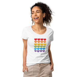 Hearts Women’s basic organic t-shirt