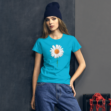 Load image into Gallery viewer, White Flower short sleeve t-shirt