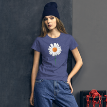 Load image into Gallery viewer, White Flower short sleeve t-shirt
