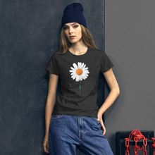 Load image into Gallery viewer, White Flower short sleeve t-shirt