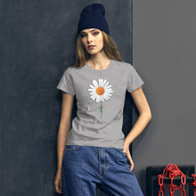 Load image into Gallery viewer, White Flower short sleeve t-shirt