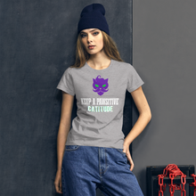 Load image into Gallery viewer, Cattitude short sleeve t-shirt