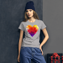 Load image into Gallery viewer, Colorful heart short sleeve t-shirt
