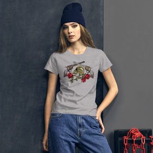 Skull & Flowers short sleeve t-shirt