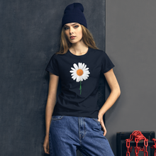 Load image into Gallery viewer, White Flower short sleeve t-shirt