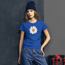 Load image into Gallery viewer, White Flower short sleeve t-shirt