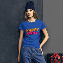 Load image into Gallery viewer, Happy Summer short sleeve t-shirt