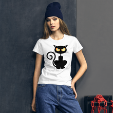 Load image into Gallery viewer, Black Cat short sleeve t-shirt