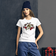 Load image into Gallery viewer, Skull &amp; Flowers short sleeve t-shirt