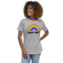 Load image into Gallery viewer, Good Vibes Women&#39;s Relaxed T-Shirt