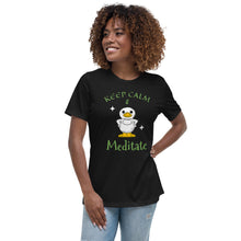 Load image into Gallery viewer, Keep Calm and Meditate Relaxed T-Shirt
