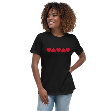 Load image into Gallery viewer, Hearts Women&#39;s Relaxed T-Shirt