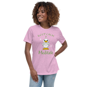 Keep Calm and Meditate Relaxed T-Shirt