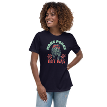 Load image into Gallery viewer, Make Peace Women&#39;s Relaxed T-Shirt