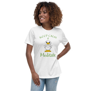 Keep Calm and Meditate Relaxed T-Shirt