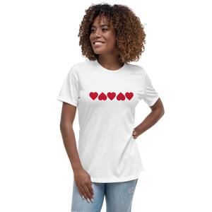 Hearts Women's Relaxed T-Shirt
