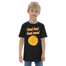 Load image into Gallery viewer, Good Food, Good Mood Youth jersey t-shirt