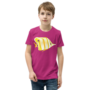 Butterfly fish Youth Short Sleeve T-Shirt