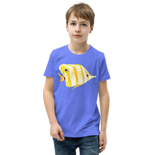 Load image into Gallery viewer, Butterfly fish Youth Short Sleeve T-Shirt