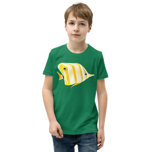 Butterfly fish Youth Short Sleeve T-Shirt