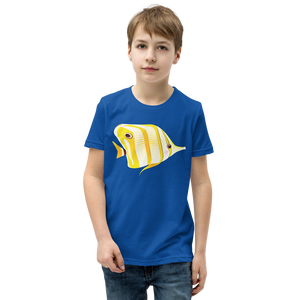 Butterfly fish Youth Short Sleeve T-Shirt