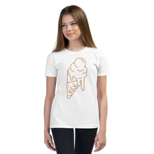 Load image into Gallery viewer, Ice Cream Youth Short Sleeve T-Shirt
