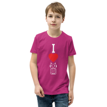 Load image into Gallery viewer, I love Robots Youth Short Sleeve T-Shirt