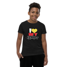 Load image into Gallery viewer, Love my family Youth Short Sleeve T-Shirt