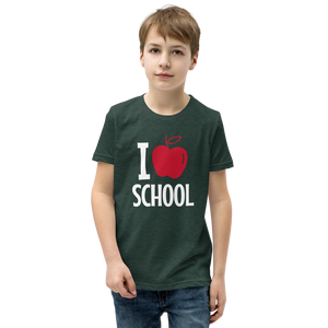 I love school Youth Short Sleeve T-Shirt