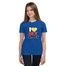 Load image into Gallery viewer, Love my family Youth Short Sleeve T-Shirt